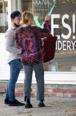 HILARY DUFF Out Shopping at Yes! Embroidery in Studio City 12/02/2021