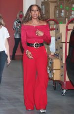 HOLLY ROBINSON Arrives at Live with Kelly & Ryan in New York 12/02/2021