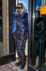 INDIA ROYALE and Lil Durk Shopping at Louis Vuitton Store in Aspen 12/20/2021