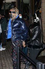 INDIA ROYALE and Lil Durk Shopping at Louis Vuitton Store in Aspen 12/20/2021