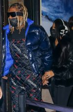 INDIA ROYALE and Lil Durk Shopping at Louis Vuitton Store in Aspen 12/20/2021