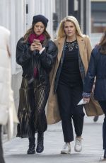 ISABELLE JUNOT Out with Her Mother Nina Wendelboe-Larsen in Madrid 12/29/2021