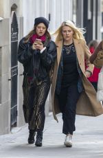 ISABELLE JUNOT Out with Her Mother Nina Wendelboe-Larsen in Madrid 12/29/2021