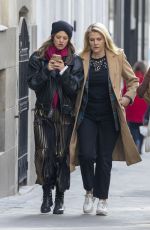 ISABELLE JUNOT Out with Her Mother Nina Wendelboe-Larsen in Madrid 12/29/2021