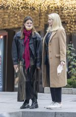 ISABELLE JUNOT Out with Her Mother Nina Wendelboe-Larsen in Madrid 12/29/2021