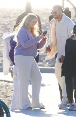 ISKRA LAWRENCE on the Set of Vital Proteins Commercial in Santa Monica 12/12/2021
