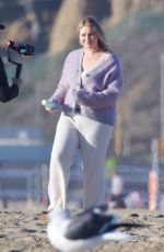 ISKRA LAWRENCE on the Set of Vital Proteins Commercial in Santa Monica 12/12/2021