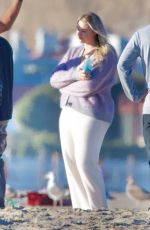 ISKRA LAWRENCE on the Set of Vital Proteins Commercial in Santa Monica 12/12/2021