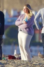 ISKRA LAWRENCE on the Set of Vital Proteins Commercial in Santa Monica 12/12/2021