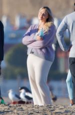ISKRA LAWRENCE on the Set of Vital Proteins Commercial in Santa Monica 12/12/2021
