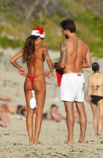IZABEL GOULART in Bikini at a Christmas Photoshoot in St Barts 12/23/2021