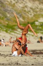 IZABEL GOULART in Bikini at a Christmas Photoshoot in St Barts 12/23/2021