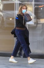 JACLYN SMITH Out for Christmas Shopping on Rodeo Drive in Beverly Hills 12/21/2021