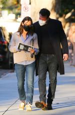 JENNIFER GARNER and Ben Affleck at a Parent Meeting at Their Kid