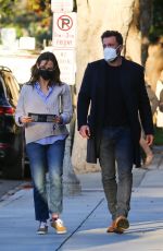 JENNIFER GARNER and Ben Affleck at a Parent Meeting at Their Kid