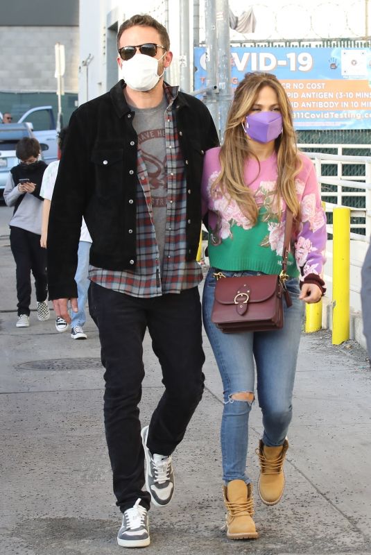 JENNIFER LOPEZ and Ben Affleck at Regency Theater in Westwood 12/04/2021