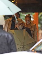 JENNIFER LOPEZ and Ben Affleck Out for Lunch in Bel Air 12/29/2021