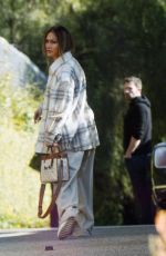 JENNIFER LOPEZ Heading to a Photoshoot in Los Angeles 12/08/2021