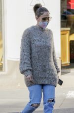 JENNIFER LOPEZ in Ripped Denim Out in Los Angeles 12/17/2021