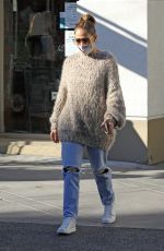 JENNIFER LOPEZ in Ripped Denim Out in Los Angeles 12/17/2021