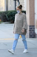 JENNIFER LOPEZ in Ripped Denim Out in Los Angeles 12/17/2021