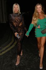 JESS and EVE GALE at Ours Restaurant in London 12/04/2021