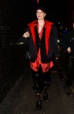 JESS GLYNNE Arrives at Vas J Morgans Party in London 12/02/2021