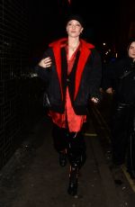 JESS GLYNNE Arrives at Vas J Morgans Party in London 12/02/2021
