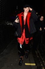 JESS GLYNNE Arrives at Vas J Morgans Party in London 12/02/2021
