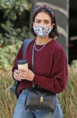 JESSICA ALBA Leaves Her Office in Los Angeles 12/15/2021