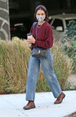 JESSICA ALBA Leaves Her Office in Los Angeles 12/15/2021