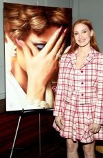 JESSICA CHASTAIN and ANNE HATHAWAY at The Eyes of Tammy Faye Special Screening in New York 12/02/2021