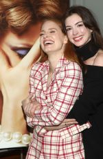 JESSICA CHASTAIN and ANNE HATHAWAY at The Eyes of Tammy Faye Special Screening in New York 12/02/2021