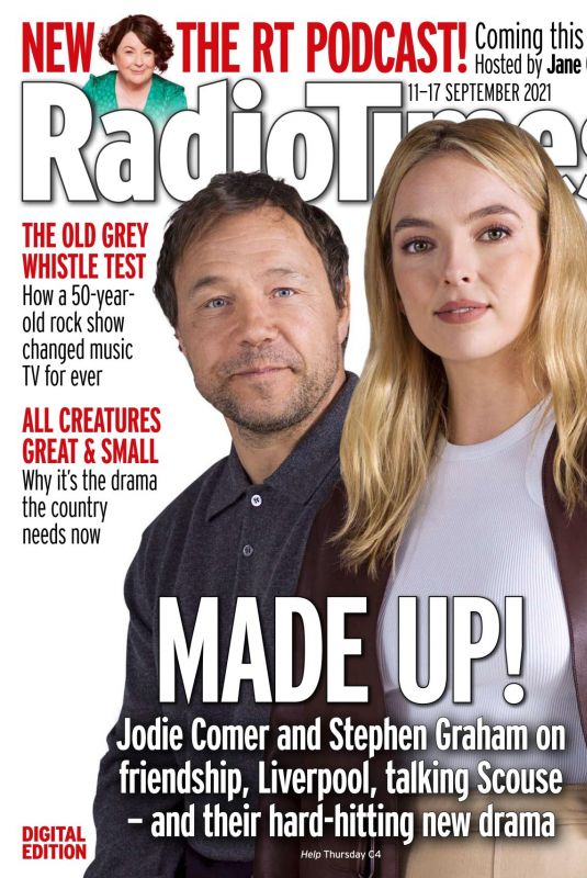JODIE COMER in Radio Times Magazine, September 2021