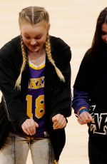 JOJO SIWA at Phoenix Suns vs Los Angeles Lakers Game in Los Angeles 12/21/2021