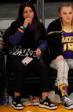 JOJO SIWA at Phoenix Suns vs Los Angeles Lakers Game in Los Angeles 12/21/2021