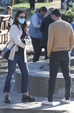 JORDANA BREWSTER and Mason Morfit Out at a Park in Los Angeles 12/26/2021