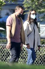 JORDANA BREWSTER and Mason Morfit Out at a Park in Los Angeles 12/26/2021