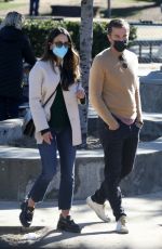 JORDANA BREWSTER and Mason Morfit Out at a Park in Los Angeles 12/26/2021