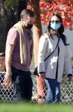 JORDANA BREWSTER and Mason Morfit Out at a Park in Los Angeles 12/26/2021