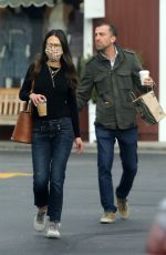 JORDANA BREWSTER and Mason Morfit Shopping at Brentwood Country Mart 12/17/2021