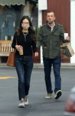 JORDANA BREWSTER and Mason Morfit Shopping at Brentwood Country Mart 12/17/2021