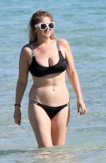 JOSIE GOLDBERG in a Black Bikini in Miami Beach 12/27/2021