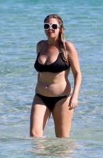 JOSIE GOLDBERG in a Black Bikini in Miami Beach 12/27/2021