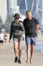 JULIA ROBERTS and Tim Bevan Out on the Gold Coast 12/13/2021