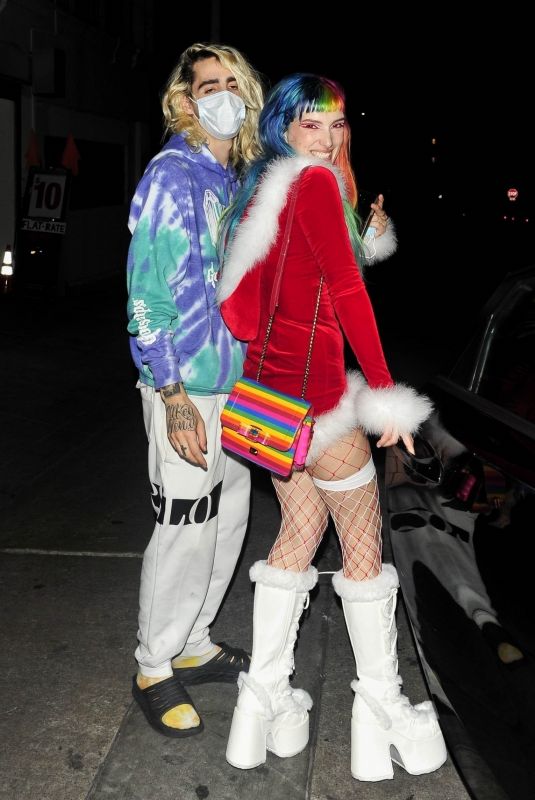 KAILI, DANI and BELLA THORNE Leaves a Venue in Hollywood 12/12/2021