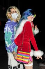 KAILI, DANI and BELLA THORNE Leaves a Venue in Hollywood 12/12/2021
