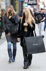 KATE and LILA GRACE MOSS Out Shopping in London 2/14/2021