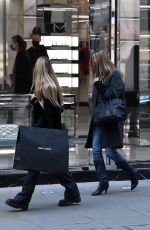 KATE and LILA GRACE MOSS Out Shopping in London 2/14/2021