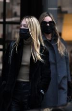 KATE and LILA GRACE MOSS Out Shopping in London 2/14/2021